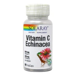 Solaray Vitamin C Echinacea 600mg/300mg 60 Capsules