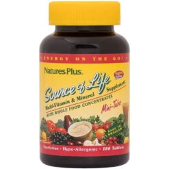 Nature's Plus Source Of Life Mini Iron Free 180 Tablets