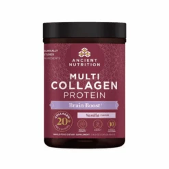 Ancient Nutrition Multi Collagen Protein Brain Boost Vanilla 45 Servings