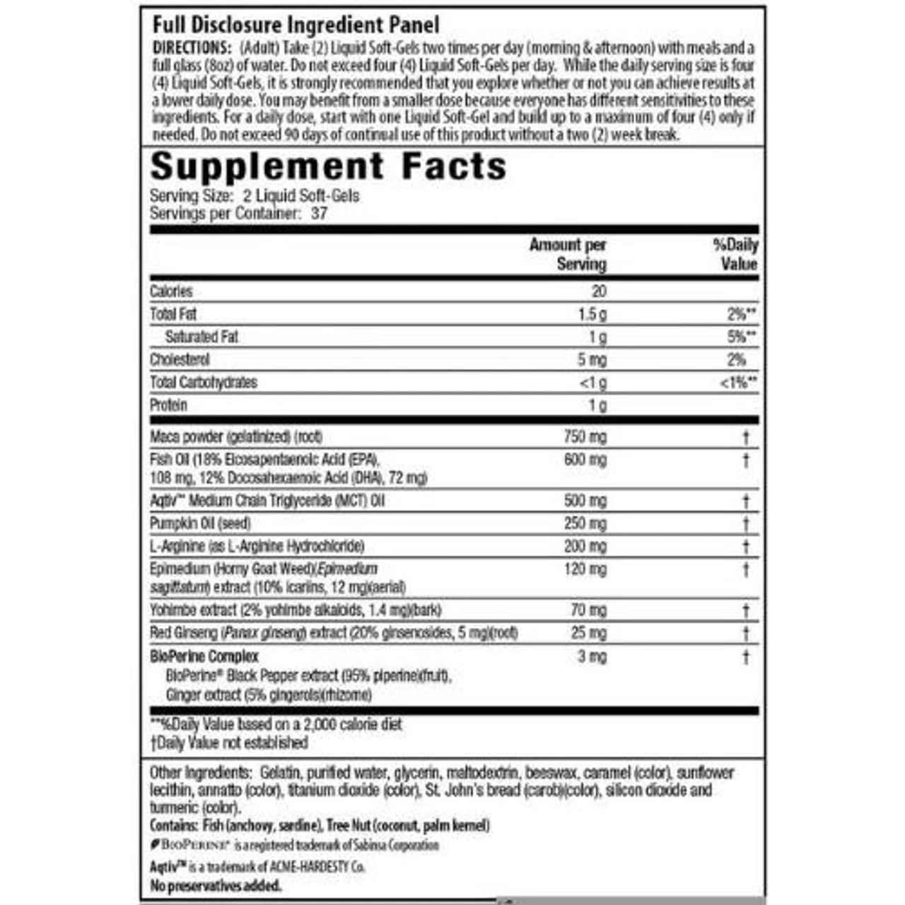 Irwin Naturals Steel-Libido Double Strength 75 Softgels - Image 2