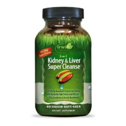Irwin Naturals 2-IN-1 Kidney & Liver Super Cleanse 60 Soft-Gels