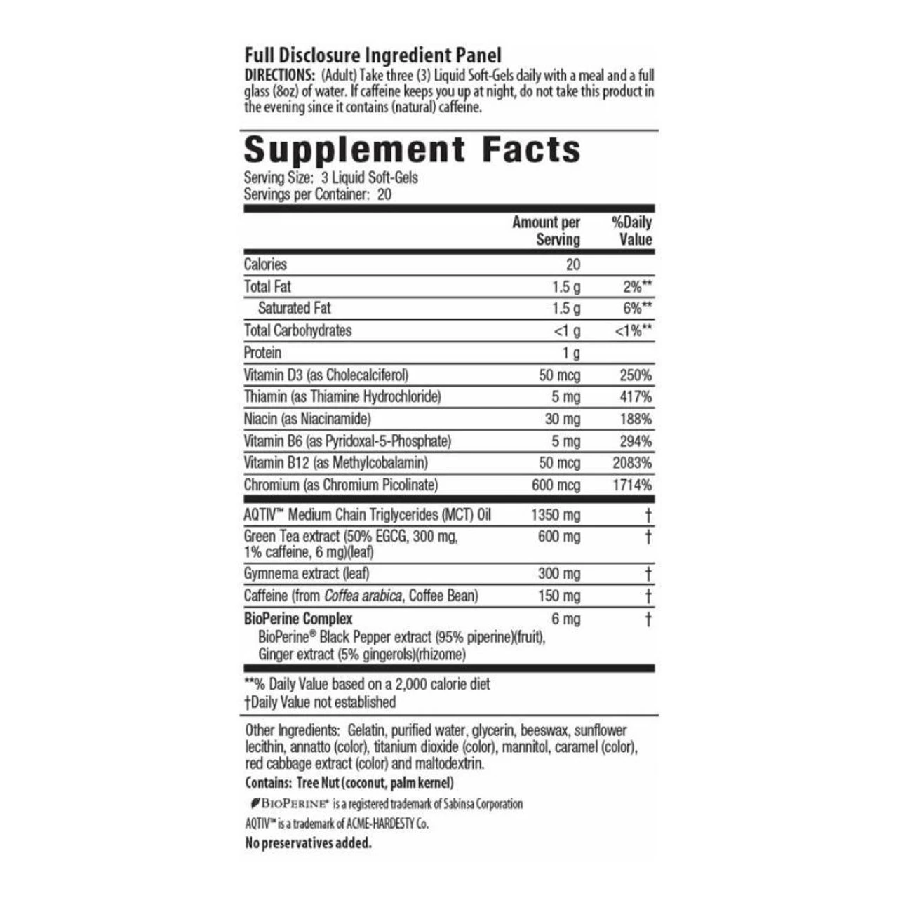 Irwin Naturals Triple Strength Chromium Picolinate 60 Soft-Gels - Image 2