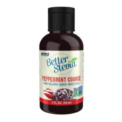 Now Foods Better Stevia Peppermint Cookie 2 Fl. Oz.