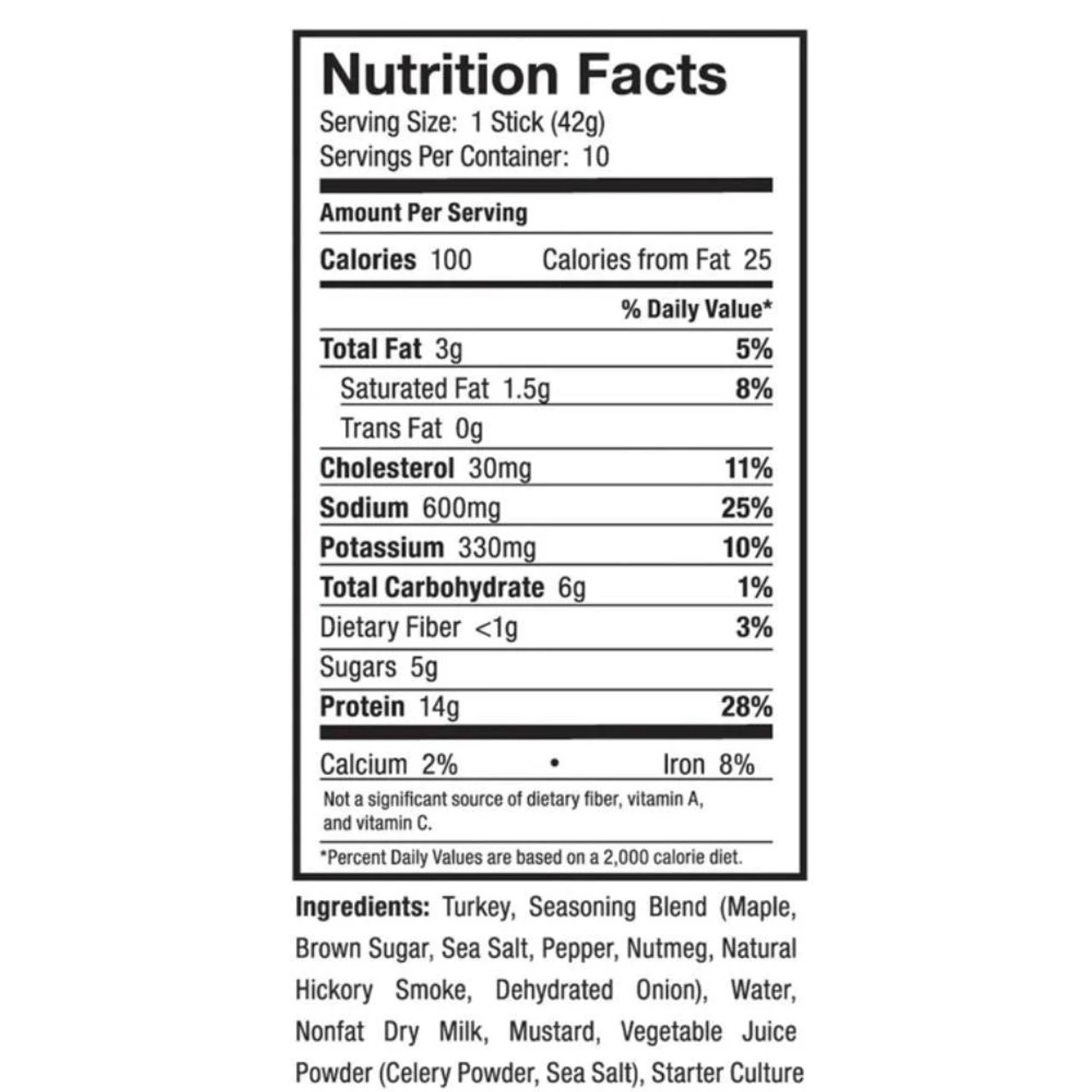 Ostrim Turkey Snack Stick 10/Box - Image 4