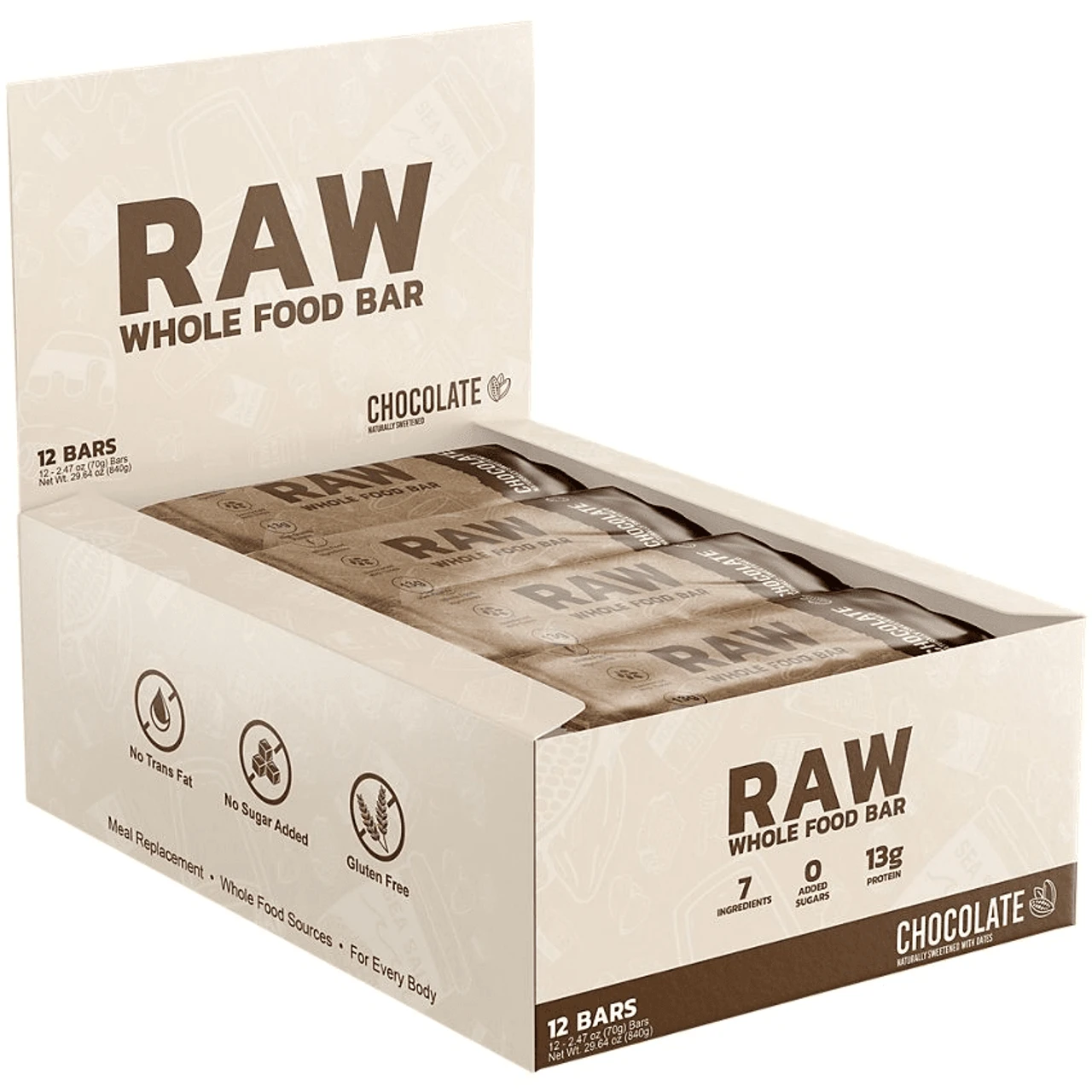 RAW Nutrition Whole Food Bar 12 Box