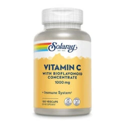 Solaray Vitamin C With Rose Hips, Acerola, Bioflavonoids 1000mg 100 Capsules