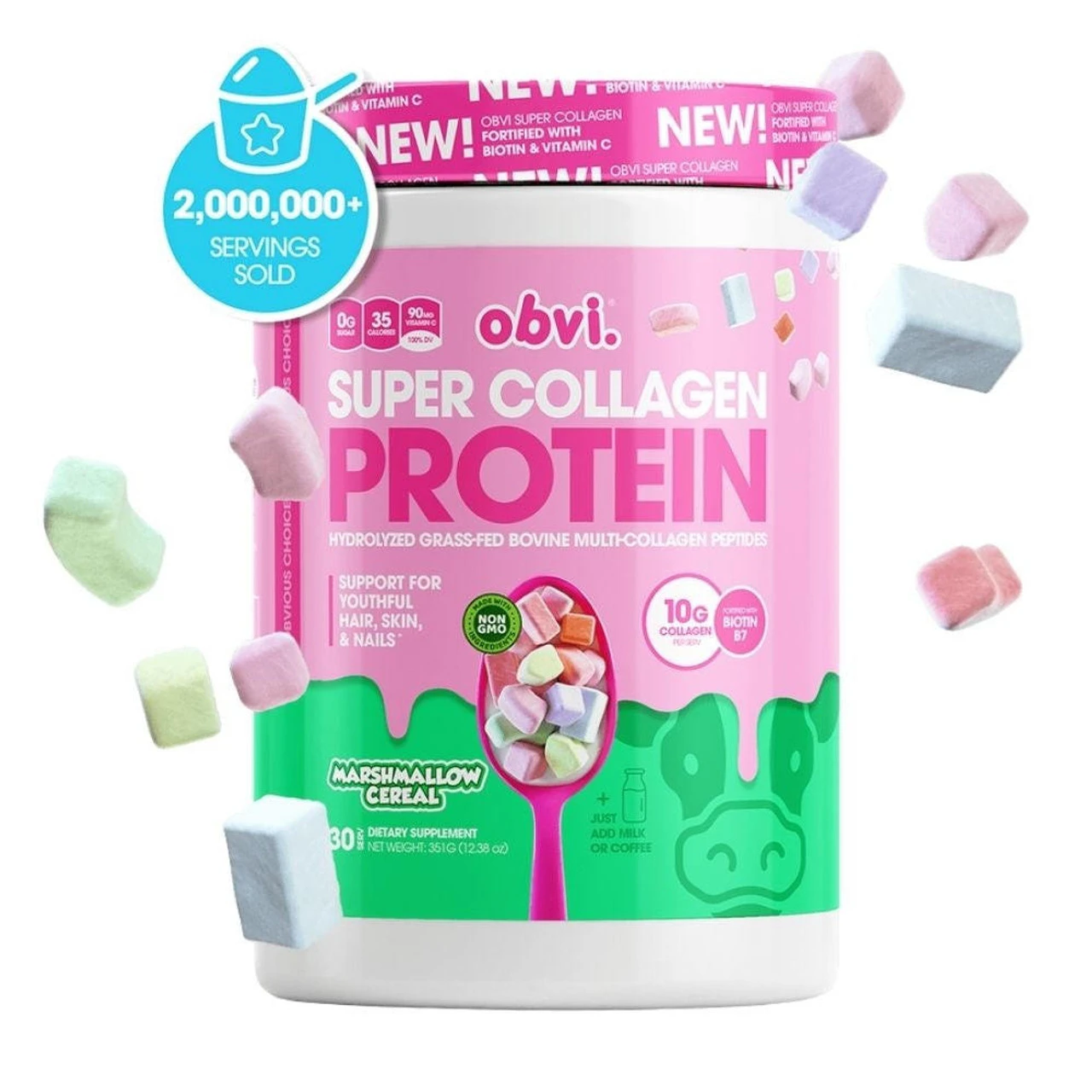 Obvi Super Collagen Protein 30 Servings - Image 3