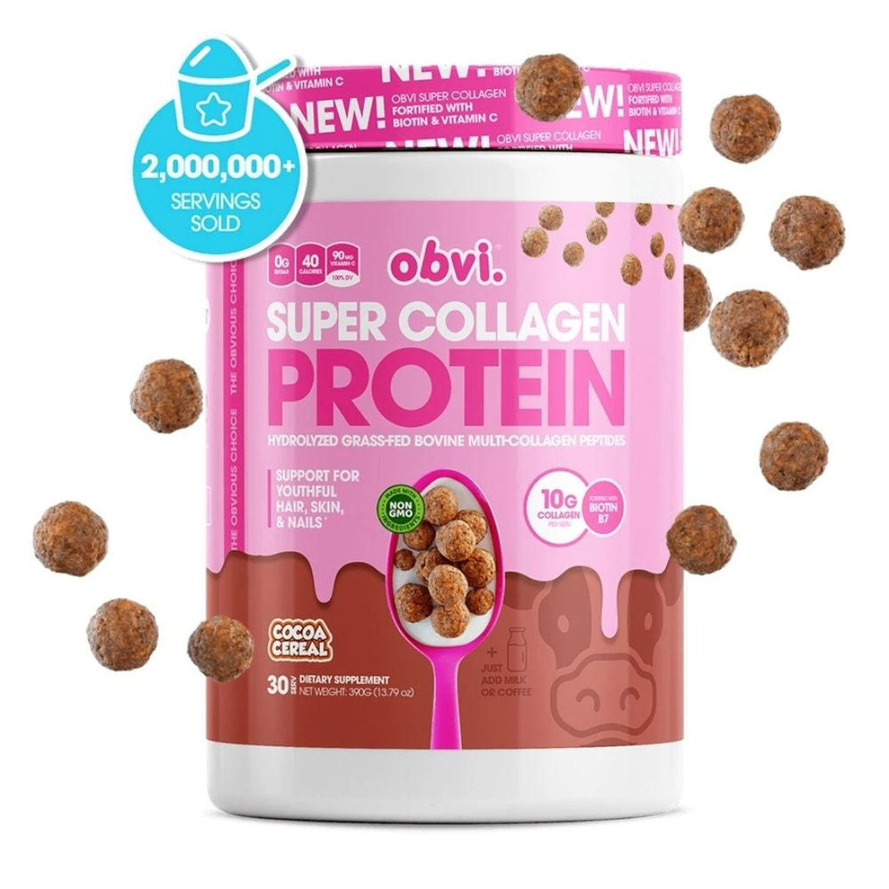 Obvi Super Collagen Protein 30 Servings - Image 8