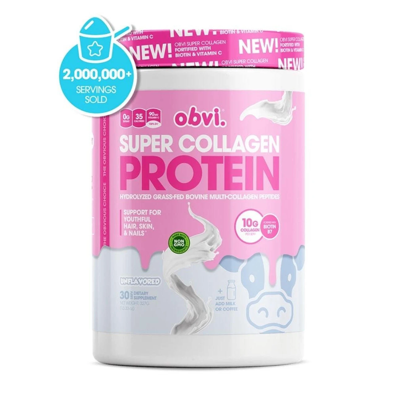 Obvi Super Collagen Protein 30 Servings - Image 10