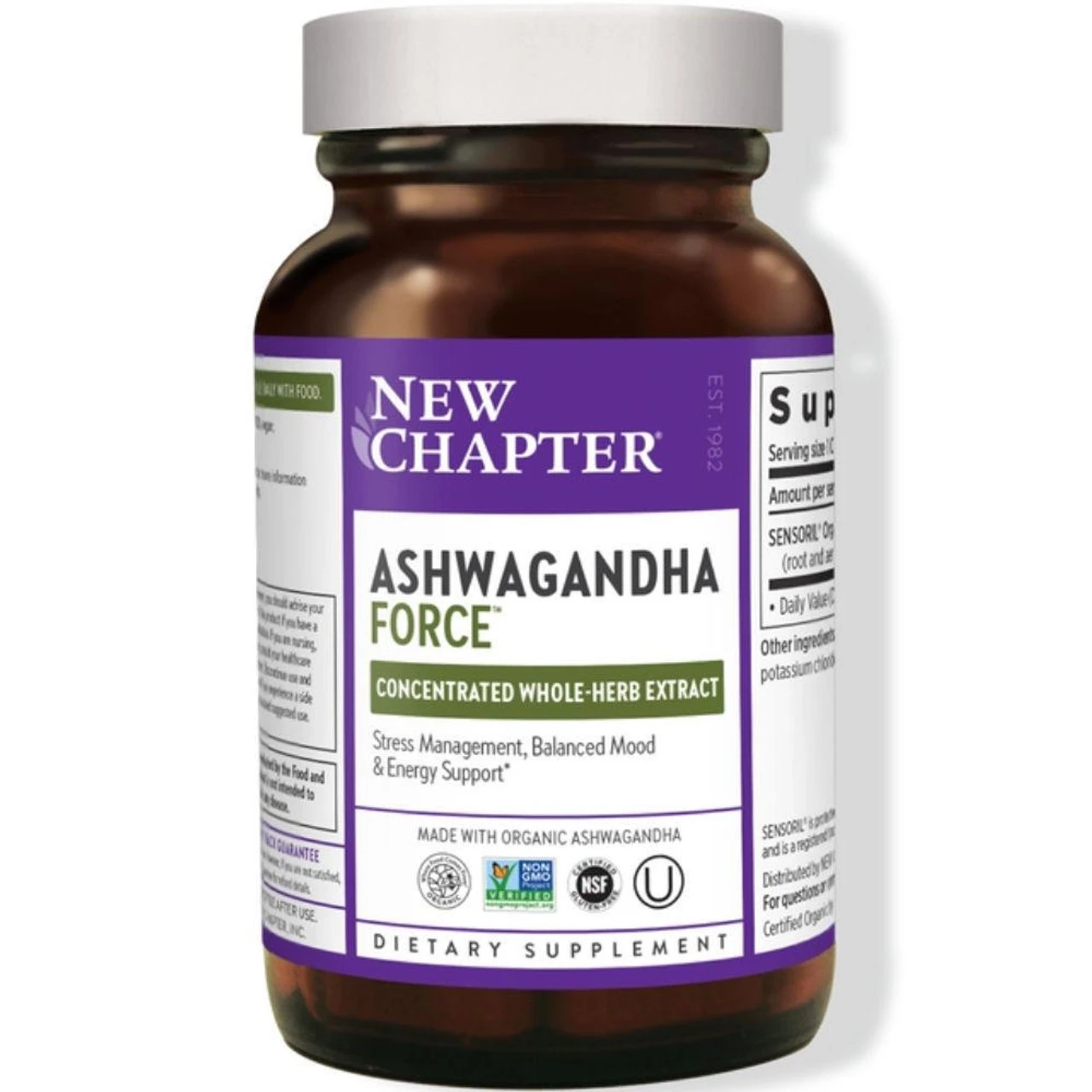New Chapter Ashwagandha Force 60 Veg Caps