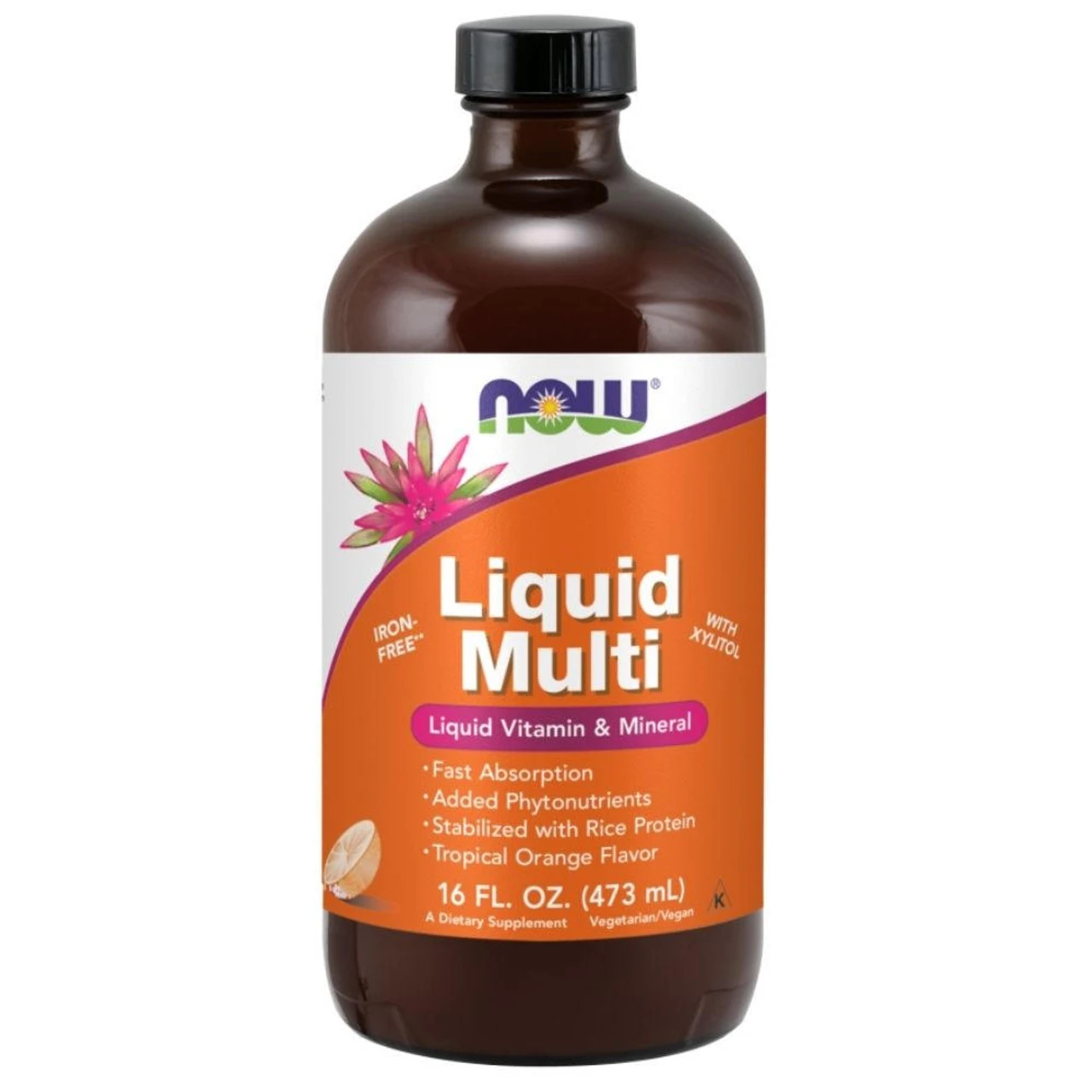 Now Foods Liquid Multi Orange 16 Oz.