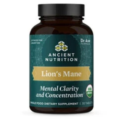 Ancient Nutrition Ancient Mushrooms Organic Lions Mane 30 Tablets