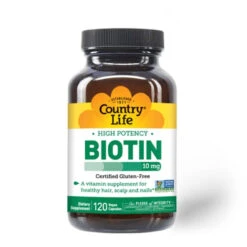 Country Life Biotin 10mg 120 Capsules