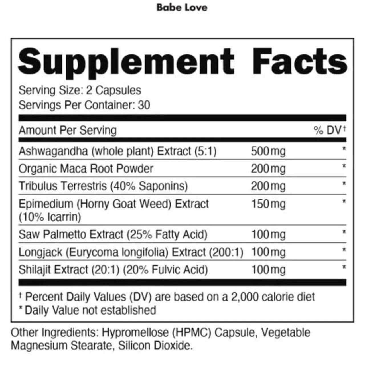 Bucked Up Babe Love 60 Capsules - Image 2