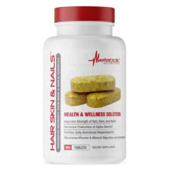 Metabolic Nutrition Hair Skin Nails Health Wellness Solution 90 Tablets