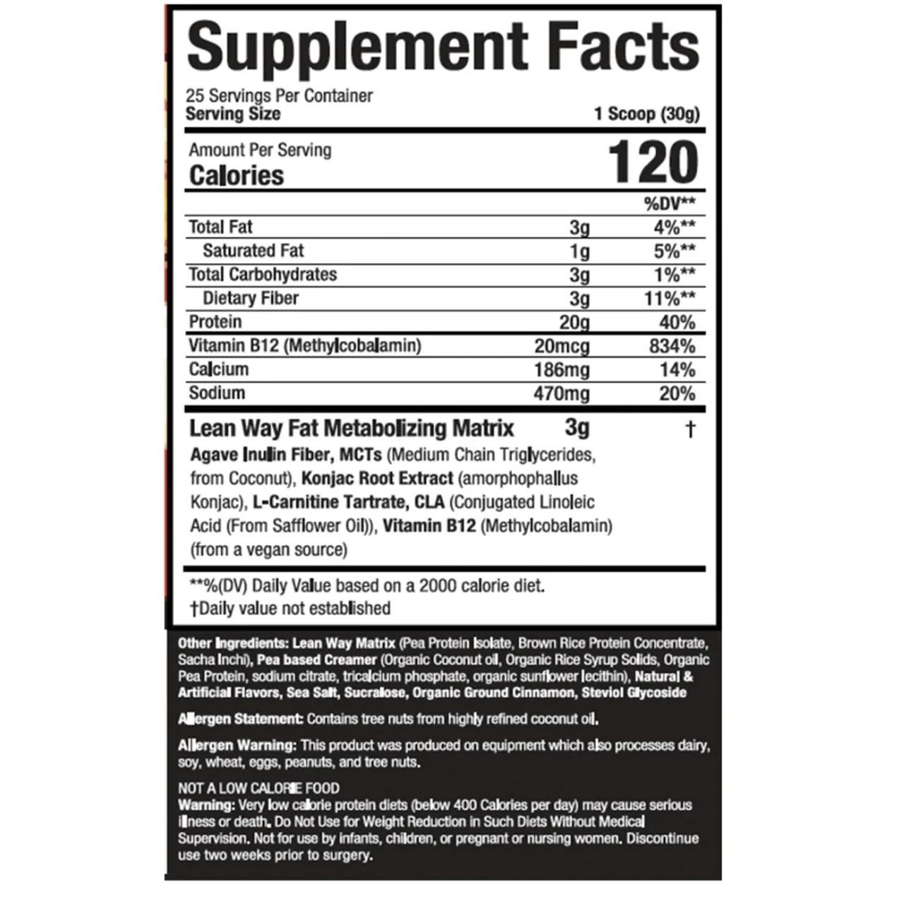 Muscle Sport Lean Way Plant'd 25 Servings - Image 4